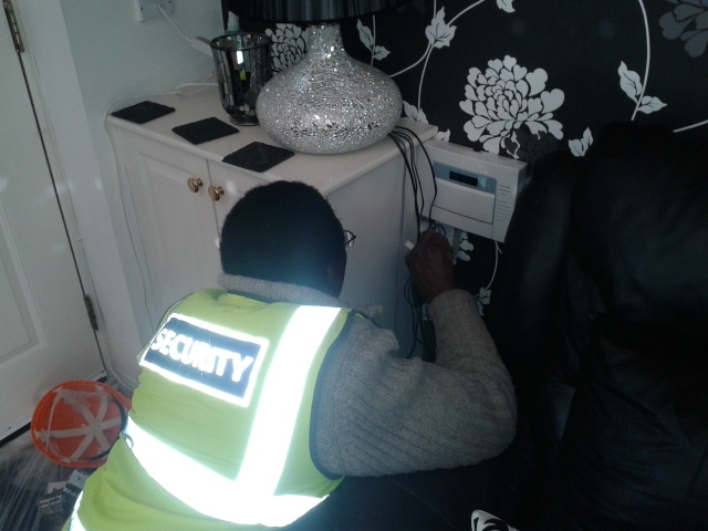 Alarm Burglar Installing