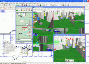 CCTV System Design video CAD