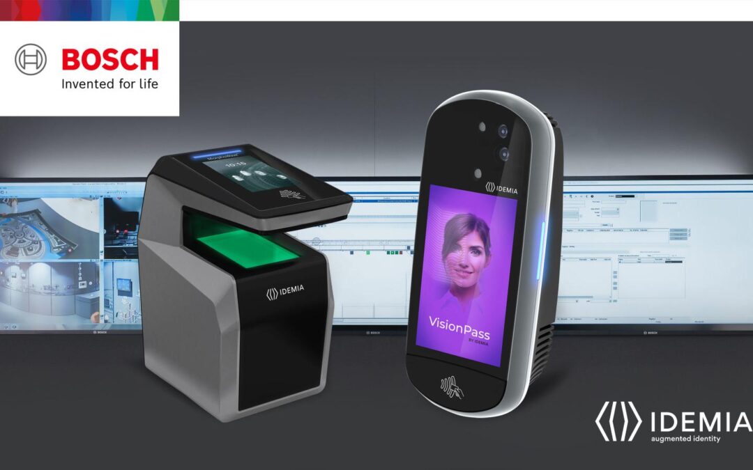 IDEMIA and Bosch have announced a global collaboration to unlock the potential of the biometrics access control market.